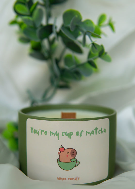 Capybara Matcha Candle