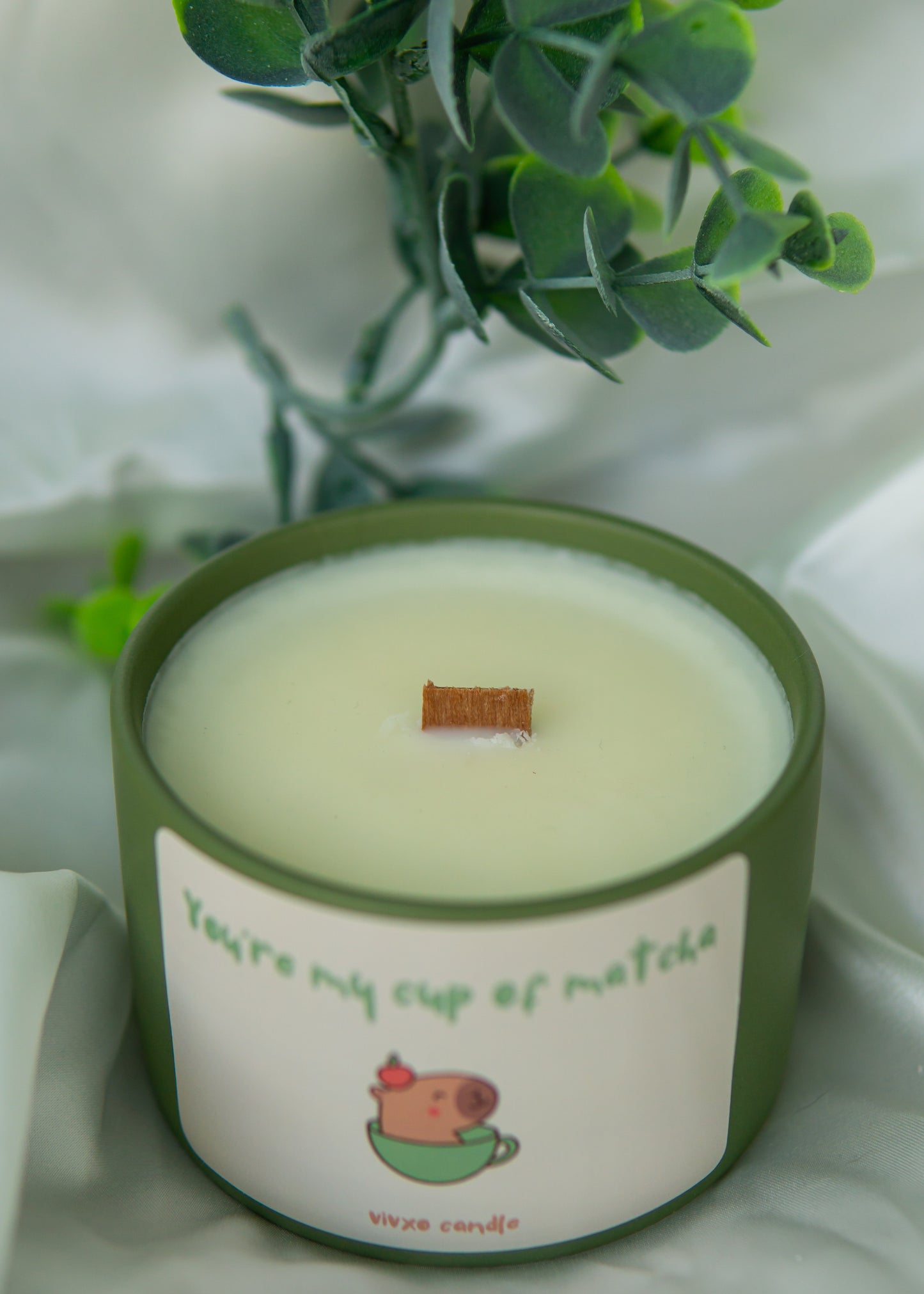 Capybara Matcha Candle
