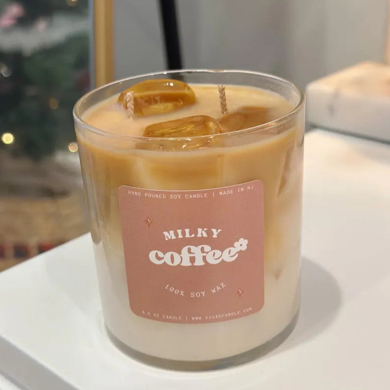 Iced Coffee Latte Candle