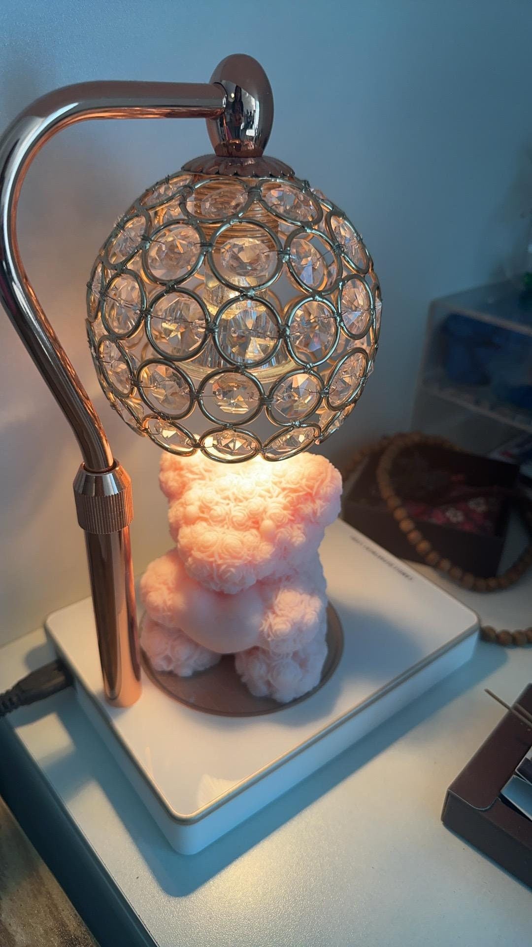 Kawaii Pink Bear Candle