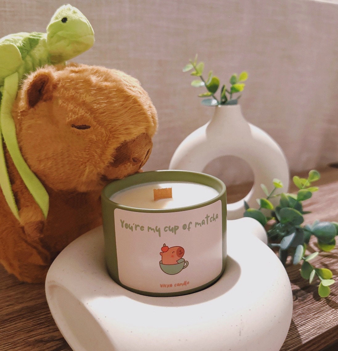 Capybara Matcha Candle